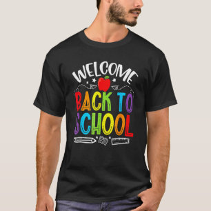 T-shirt Bienvenue Retour À L'École Newsletter Rencontrez L