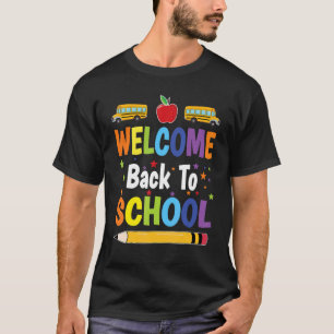 T-shirt Bienvenue Retour À L'École Newsletter Rencontrez L