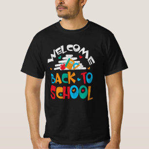 T-shirt Bienvenue Retour à l'école Premier jour de l'éc