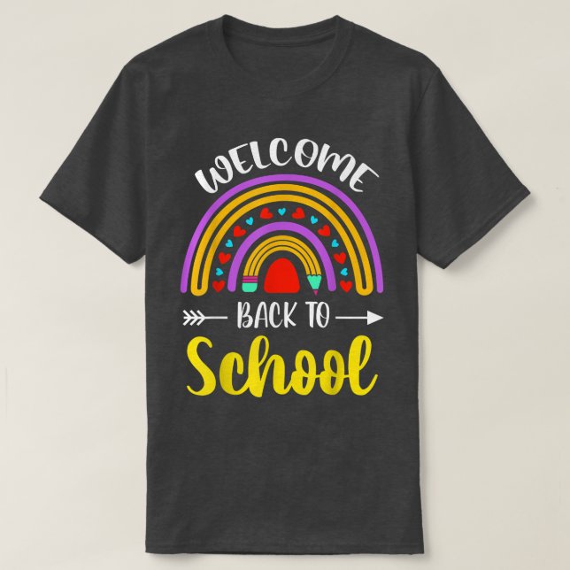 T-shirt Bienvenue Retour à l'école Survival Math Quiz Arc- (Design devant)