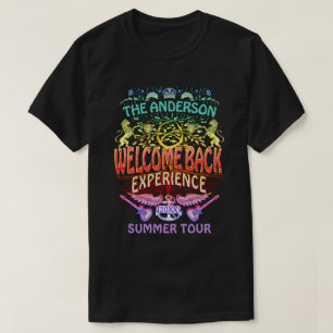 T-shirt Bienvenue Retour Band Retro les années 70 Concert 