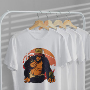 T-shirt Bière à boisson Gorilla