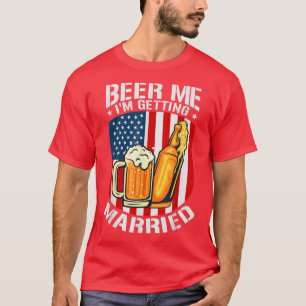T-shirt Biére à moi je me marie Mariée Marié Enterrement d