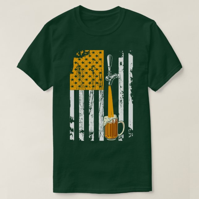 T-shirt Bière artisanale pour hommes brassage de bière (Design devant)