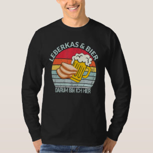 T-shirt Bière au fromage au foie de Leberkas, selon Bayern