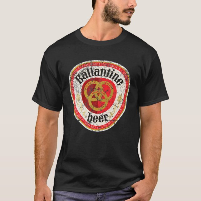 T-shirt Bière ballantine (Devant)