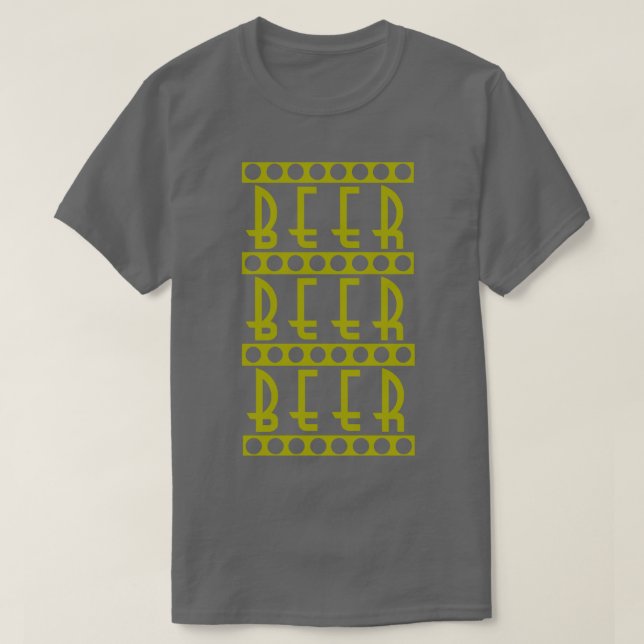 T-shirt Bière Bière Bière 2 (Design devant)