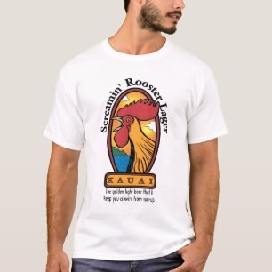 T-shirt Bière blonde allemande de coq de Screamin