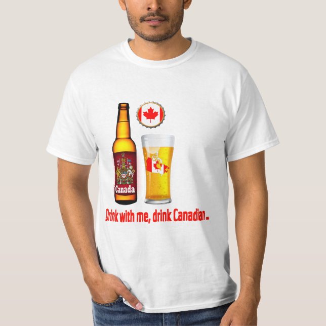 T-shirt Bière canadienne (Devant)