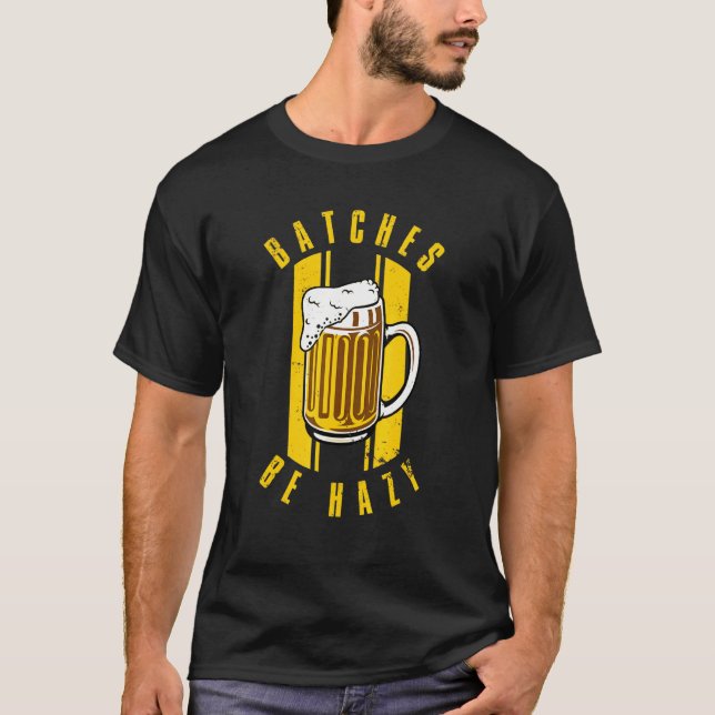 T-shirt Bière D'Artisanat Et Brassage À La Maison Ou Lot Ê (Devant)