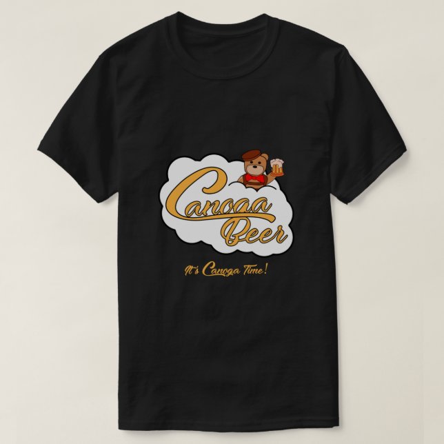 T-shirt Bière de canoga essentielle (Design devant)