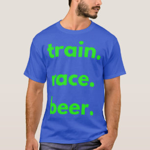 T-shirt Bière de course de train pour les entraîneurs de c