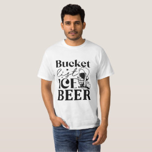 T-shirt Bière de glace de liste de regroupement