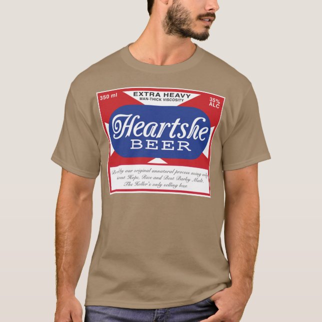 T-shirt Bière de Heartshe (Devant)