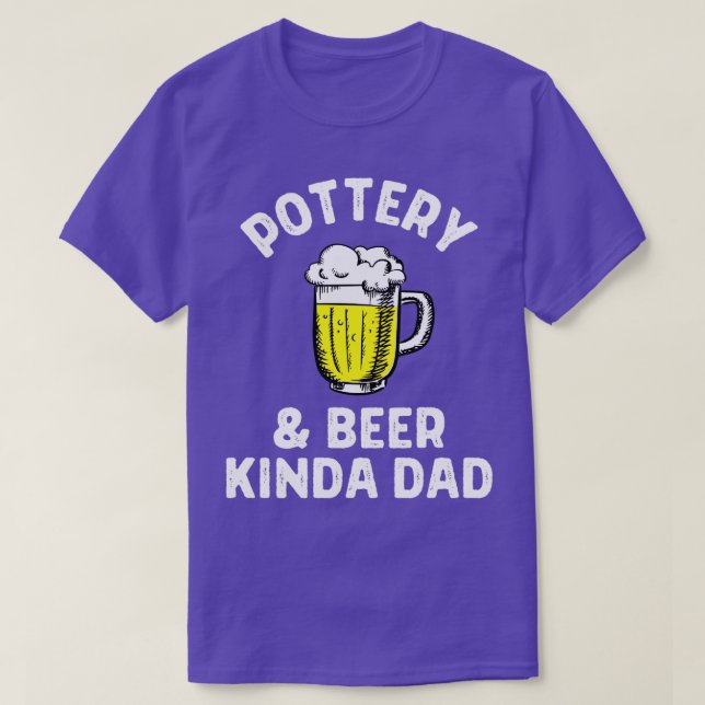T-shirt Bière de poterie d'amp genre papa (Design devant)