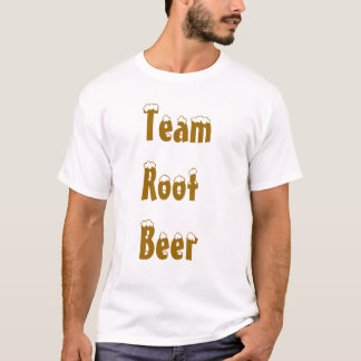 T-shirt Bière de racine d'équipe