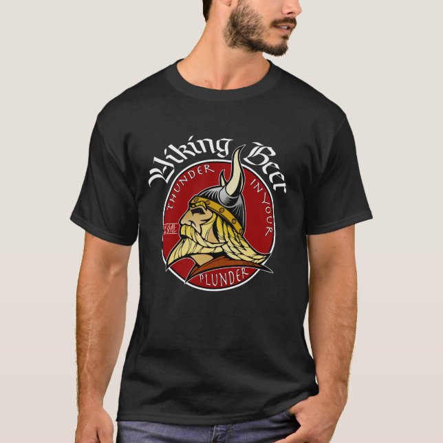 T-shirt Bière de Viking (Devant)