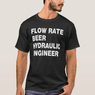 T-shirt Bière d'ingénieur hydraulique
