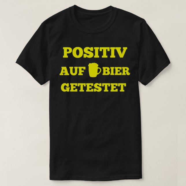T-shirt Bière dire drôle de boisson cadeau drôle 1 (Design devant)