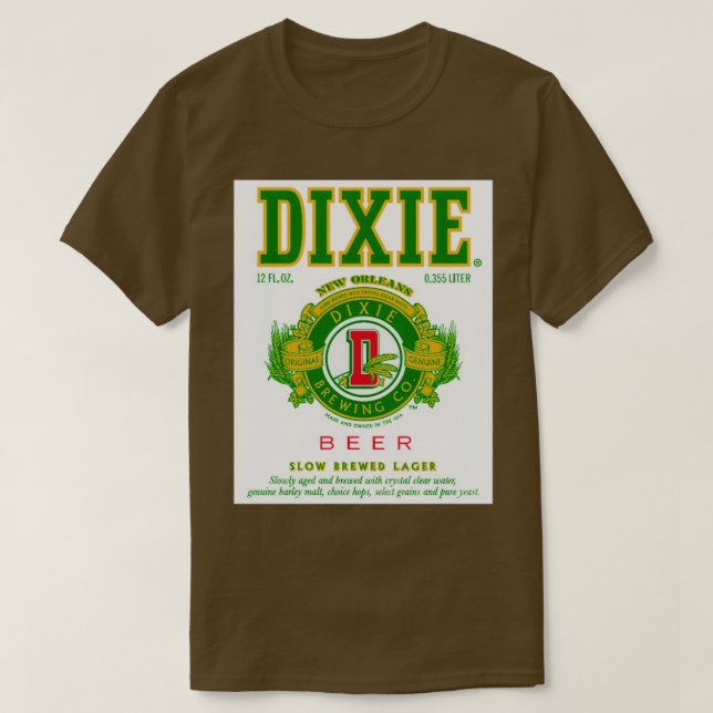 T-SHIRT BIÈRE DIXIE 9 (Design devant)