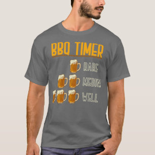 T-shirt Bière du minuteur BBQ