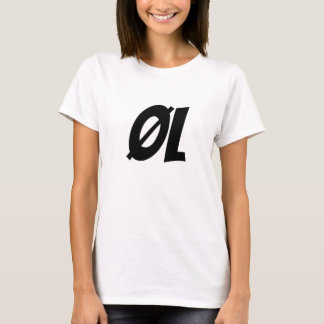 T-shirt Bière, en norvégien, Øl