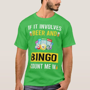 T-shirt Bière Et Bingo