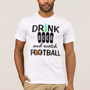 T-shirt Bière et football