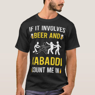 T-shirt Bière Et Kabaddi