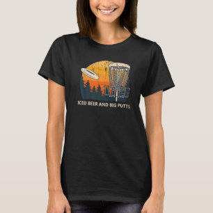 T-shirt Bière Glacée Et Gros Putts Disque Golf Bière Golfe