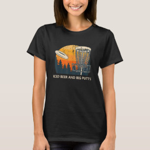 T-shirt Bière Glacée Et Gros Putts Disque Golf Bière Golfe