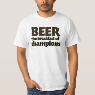 T-shirt BIÈRE le petit déjeuner des champions