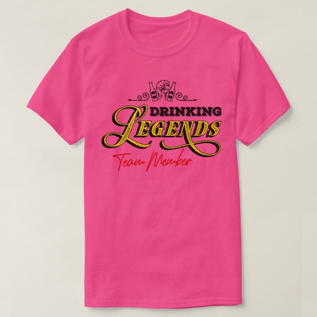T-shirt Bière légende de boisson (Design devant)