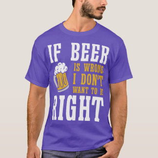 T-shirt Bière Lover Brasserie Boire Drôle Boire Alcool