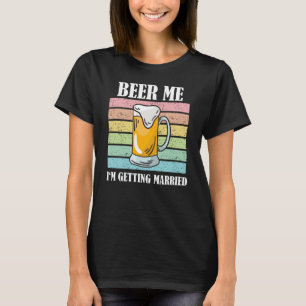 T-shirt Bière moi je me marie drôle de chambre