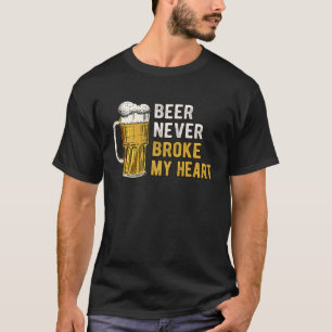 T-shirt Bière ne jamais briser mon coeur Bière unique Boir