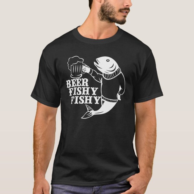 T-shirt Bière Pêche Pêche Amateurs de pêche Fisherman Cade (Devant)