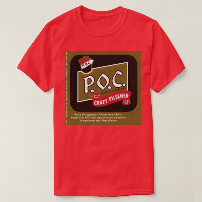 T-SHIRT BIÈRE POC T (Design devant)
