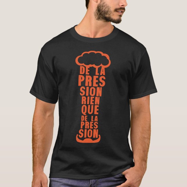 T-shirt biere pression alcool humour 1606 (Devant)