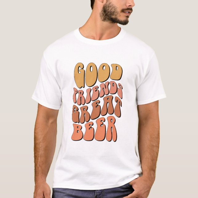 T-shirt Bière rétro (Devant)