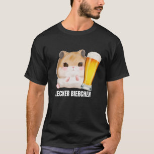 T-shirt Biére Savoureuse X Hamster Triste Mème Biére Biére