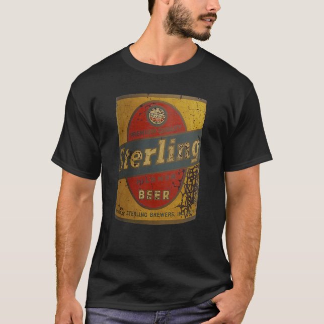 T-shirt Bière sterling (Devant)