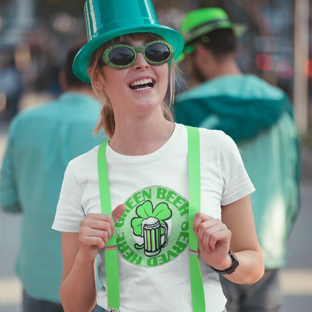 T-shirt Bière verte | Chemises de Fête St. Patrick (Créateur téléchargé)
