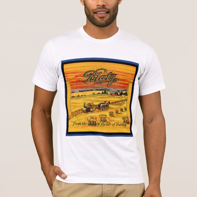 T-shirt Bière vintage Blatz (Devant)