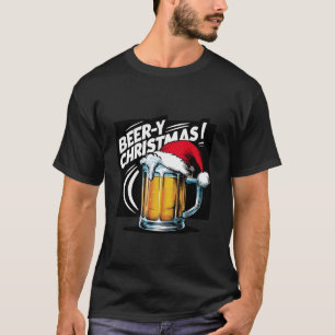 T-shirt Bière y Noël Vacances Hoppy Noël Bière Lov