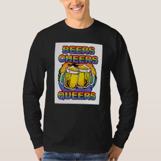 T-shirt Bières Acclamations Queers Bisexuel Transgenre Amo