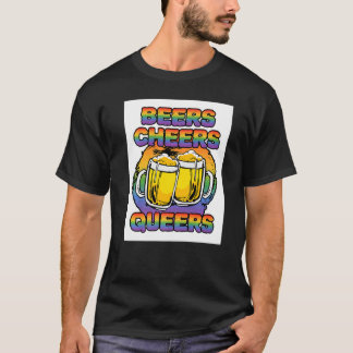 T-shirt Bières Acclamations Queers Bisexuel Transgenre Amo