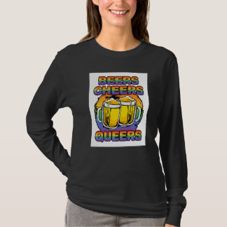 T-shirt Bières Acclamations Queers Bisexuel Transgenre Amo
