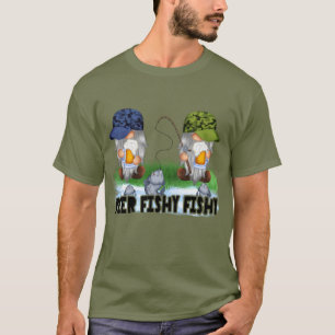 T-shirt bières amusantes gnomes hommes