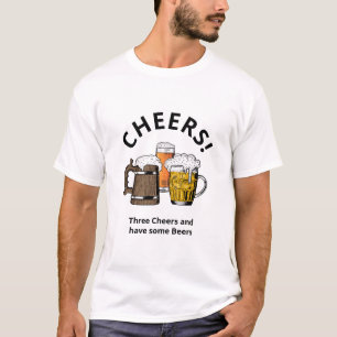 T-shirt BIÈRES CHERS Cartoon moderne personnalisable